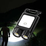 Maxbell Keychain Light Compact Bright Handheld Mini 6 Light Mode Keychain Work Light