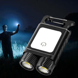 Maxbell Keychain Light Compact Bright Handheld Mini 6 Light Mode Keychain Work Light