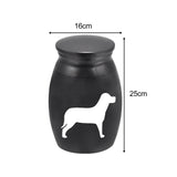 Maxbell Pet Urn Ash Urns for Dogs Funeral Remembrance Supplies Metal Cinerary Casket