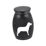 Maxbell Pet Urn Ash Urns for Dogs Funeral Remembrance Supplies Metal Cinerary Casket