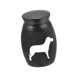 Maxbell Pet Urn Ash Urns for Dogs Funeral Remembrance Supplies Metal Cinerary Casket