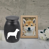 Maxbell Pet Urn Ash Urns for Dogs Funeral Remembrance Supplies Metal Cinerary Casket