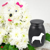 Maxbell Pet Urn Ash Urns for Dogs Funeral Remembrance Supplies Metal Cinerary Casket