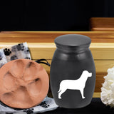 Maxbell Pet Urn Ash Urns for Dogs Funeral Remembrance Supplies Metal Cinerary Casket