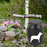 Maxbell Pet Urn Ash Urns for Dogs Funeral Remembrance Supplies Metal Cinerary Casket