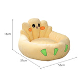 Maxbell Round Warm Cat Beds Self Warming Dog Cat Bed for Small Pet Kitten Pomeranian Yellow