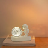 Maxbell Glass Ball Night Light for Kid Glass Globe Lamp for Desk Nursery Decoration Moon