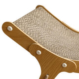 Maxbell Cat Scratch Pad Interactive Play Toy Cat Cardboard Bed for Indoor Pet Kitten