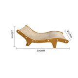 Maxbell Cat Scratch Pad Interactive Play Toy Cat Cardboard Bed for Indoor Pet Kitten