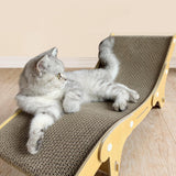 Maxbell Cat Scratch Pad Interactive Play Toy Cat Cardboard Bed for Indoor Pet Kitten