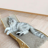 Maxbell Cat Scratch Pad Interactive Play Toy Cat Cardboard Bed for Indoor Pet Kitten