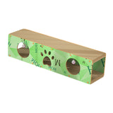 Maxbell Cat Scratching House Play Tunnel Hideaway for Indoor Cat Kitty Small Animals XL Green