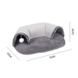 Maxbell Cat Tunnel Bed Lightweight Play Center for Indoor Cats Small Animals Outdoor