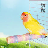Maxbell Pet Parrot Perch Claw Beak Grinding Bar Bird Stand Pole for Medium Cockatiel