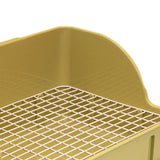 Maxbell Rabbit Litter Box Pee Pan Tray Pet Toilet for Small Animals Chinchillas Rats green steel mesh