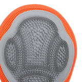 Maxbell Pet Grooming Glove Massage Pet Hair Remover Tool for Cats Small Animals Dogs Orange Gray