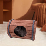 Maxbell Felt Cat House Hideout Universal All Seasons Washable Semi Enclosed Cat Nest