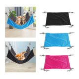 Maxbell Cat Hammock Bed Hanging Soft Pet Bed for Indoor Cats Pet Accessories Rabbits black