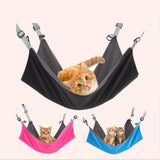 Maxbell Cat Hammock Bed Hanging Soft Pet Bed for Indoor Cats Pet Accessories Rabbits black