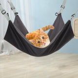 Maxbell Cat Hammock Bed Hanging Soft Pet Bed for Indoor Cats Pet Accessories Rabbits black