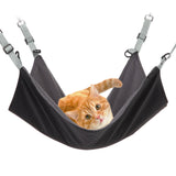 Maxbell Cat Hammock Bed Hanging Soft Pet Bed for Indoor Cats Pet Accessories Rabbits black