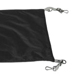 Maxbell Cat Hammock Bed Hanging Soft Pet Bed for Indoor Cats Pet Accessories Rabbits black