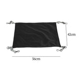 Maxbell Cat Hammock Bed Hanging Soft Pet Bed for Indoor Cats Pet Accessories Rabbits black