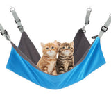 Maxbell Cat Hammock Bed Hanging Soft Pet Bed for Indoor Cats Pet Accessories Rabbits blue