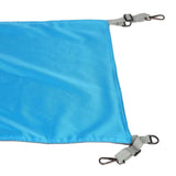 Maxbell Cat Hammock Bed Hanging Soft Pet Bed for Indoor Cats Pet Accessories Rabbits blue