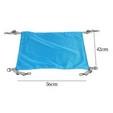 Maxbell Cat Hammock Bed Hanging Soft Pet Bed for Indoor Cats Pet Accessories Rabbits blue