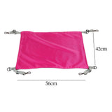 Maxbell Cat Hammock Bed Hanging Soft Pet Bed for Indoor Cats Pet Accessories Rabbits rose red