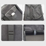 Maxbell Pet Carrier on Wheels with Wheels Rolling Carrier for Kitten Puppy Going Out light grey