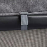 Maxbell Pet Carrier on Wheels with Wheels Rolling Carrier for Kitten Puppy Going Out light grey