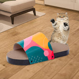 Maxbell Slippers Cat Scratcher Cardboard Cat Scratch Bed for Indoor Cats Rest