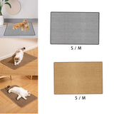 Maxbell Pet Feeding Mat Dog Food Placemat Absorbs Water Scratch Resistant Cat Carpet grey S
