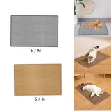 Maxbell Pet Feeding Mat Dog Food Placemat Absorbs Water Scratch Resistant Cat Carpet grey S