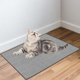 Maxbell Pet Feeding Mat Dog Food Placemat Absorbs Water Scratch Resistant Cat Carpet grey M