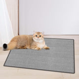 Maxbell Pet Feeding Mat Dog Food Placemat Absorbs Water Scratch Resistant Cat Carpet grey M
