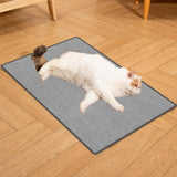 Maxbell Pet Feeding Mat Dog Food Placemat Absorbs Water Scratch Resistant Cat Carpet grey M
