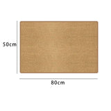 Maxbell Pet Feeding Mat Dog Food Placemat Absorbs Water Scratch Resistant Cat Carpet Coffee M