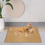 Maxbell Pet Feeding Mat Dog Food Placemat Absorbs Water Scratch Resistant Cat Carpet Coffee M
