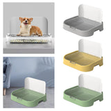 Maxbell Indoor Dogs Potty Train Pads Durable Dog Toilet for Small Dogs and Male Dogs Gray