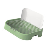 Maxbell Indoor Dogs Potty Train Pads Durable Dog Toilet for Small Dogs and Male Dogs Green