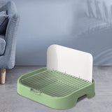 Maxbell Indoor Dogs Potty Train Pads Durable Dog Toilet for Small Dogs and Male Dogs Green
