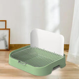 Maxbell Indoor Dogs Potty Train Pads Durable Dog Toilet for Small Dogs and Male Dogs Green