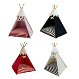 Maxbell Pet Teepee Washable with Thick Cushion Tipi Bed for Kitty Small Animal