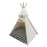 Maxbell Pet Teepee Washable with Thick Cushion Tipi Bed for Kitty Small Animal