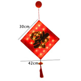 Maxbell LED Chinese New Year Decoration Lights LED Lantern for Indoor Holiday Office Fu Character