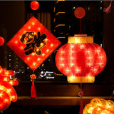 Maxbell LED Chinese New Year Decoration Lights LED Lantern for Indoor Holiday Office Fu Character