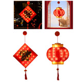 Maxbell LED Chinese New Year Decoration Lights LED Lantern for Indoor Holiday Office Fu Character